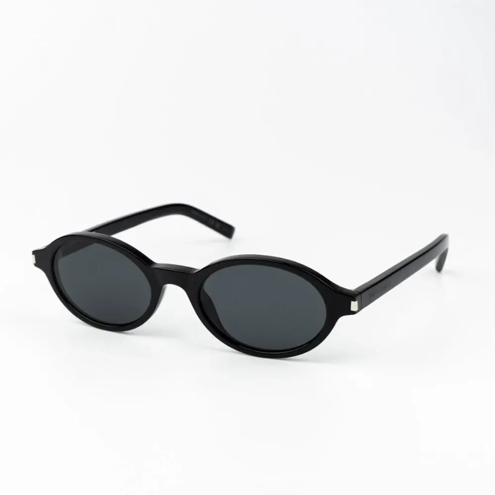 Saint Laurent Men Sunglasses Black Oval SL751 JEANNE 001 BRAND NEW